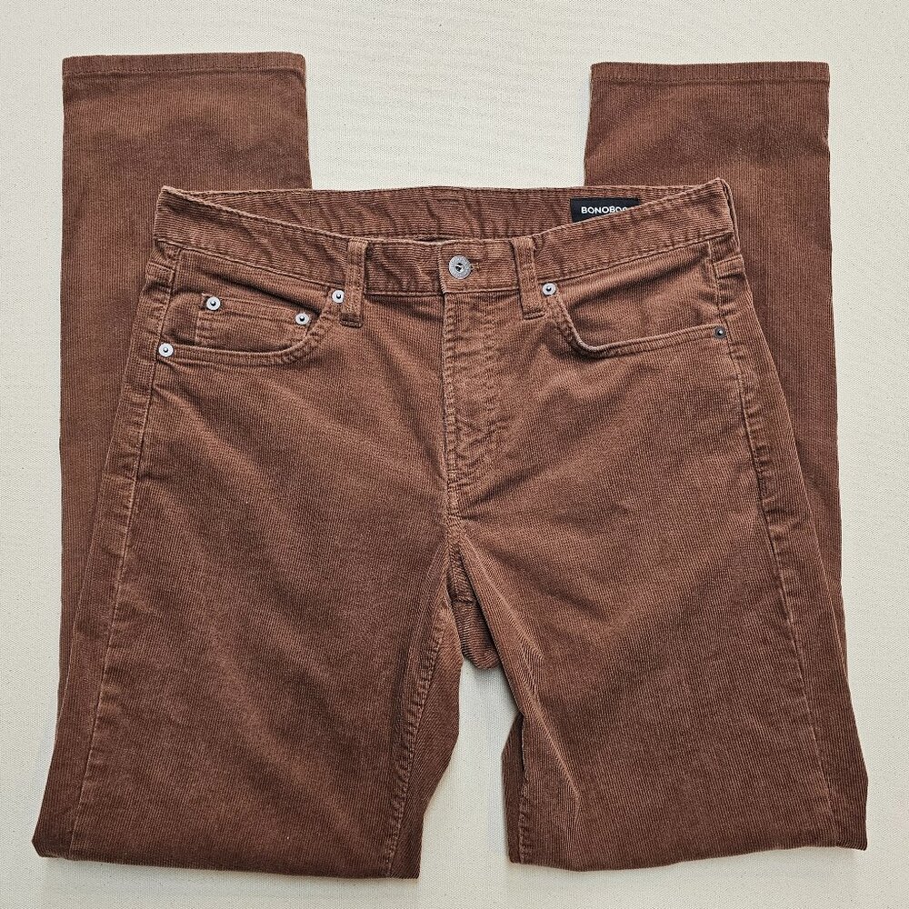 Bonobos Men's Corduroy Pants in Brown